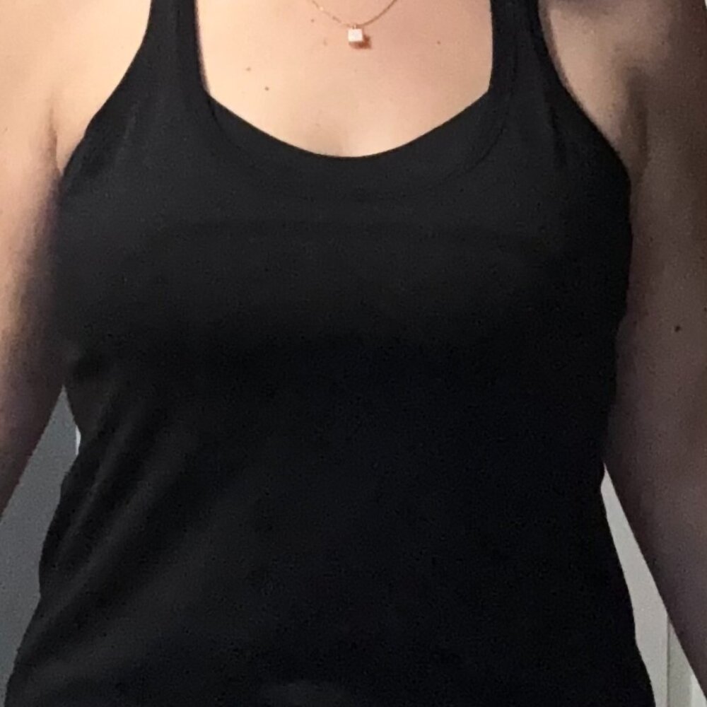 Lululemon Swiftly Tech Racerback Tank Top 2.0 Waist Length size 14 Black
